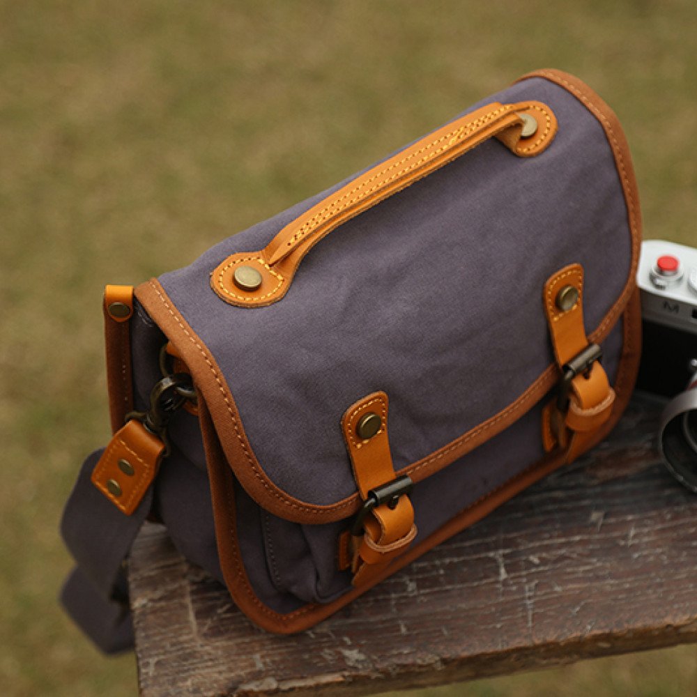 Camera messenger bag canvas camera bag small purse