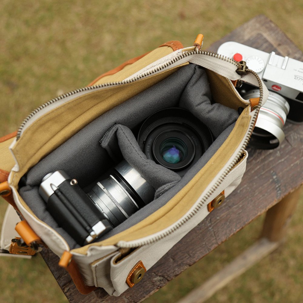Camera messenger bag canvas camera bag small purse
