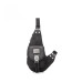 Saddle bag men's canvas sling chest bag coffee black