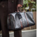 Weekender bag mens full grain leather duffle bag large Weekender bag mens full grain leather duffle bag large
