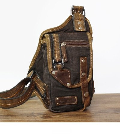 Denim sling bag blue mens cross chest bag