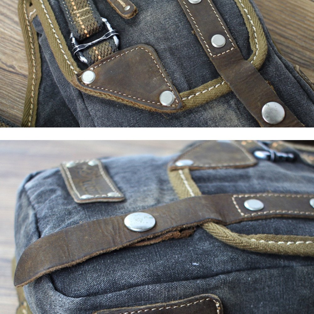 Denim sling bag blue mens cross chest bag