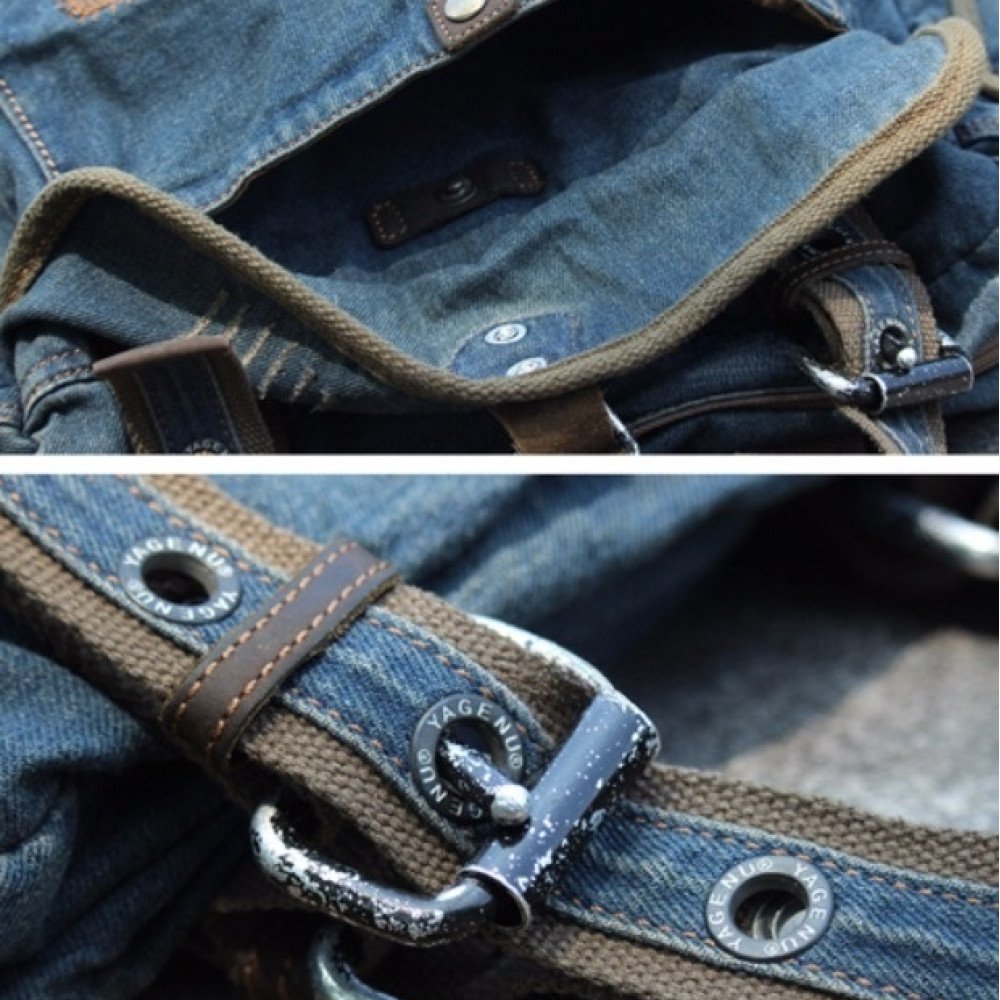 Denim hand bag vintage shoulder bag denim crossbody unisex