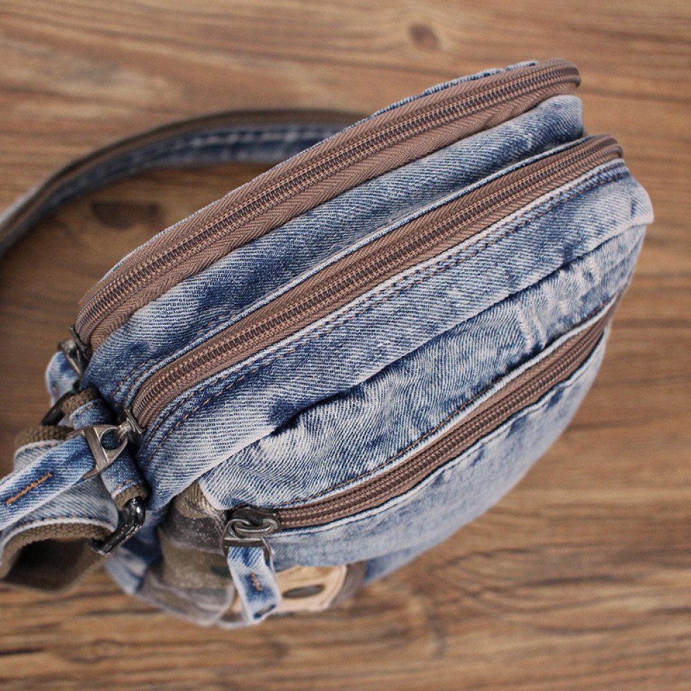 Jean crossbody purse old jeans bags small crossbody bag unisex