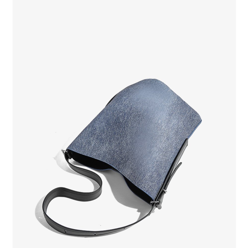 Denim shoulder bag jean bag tote denim bucket bag ladies