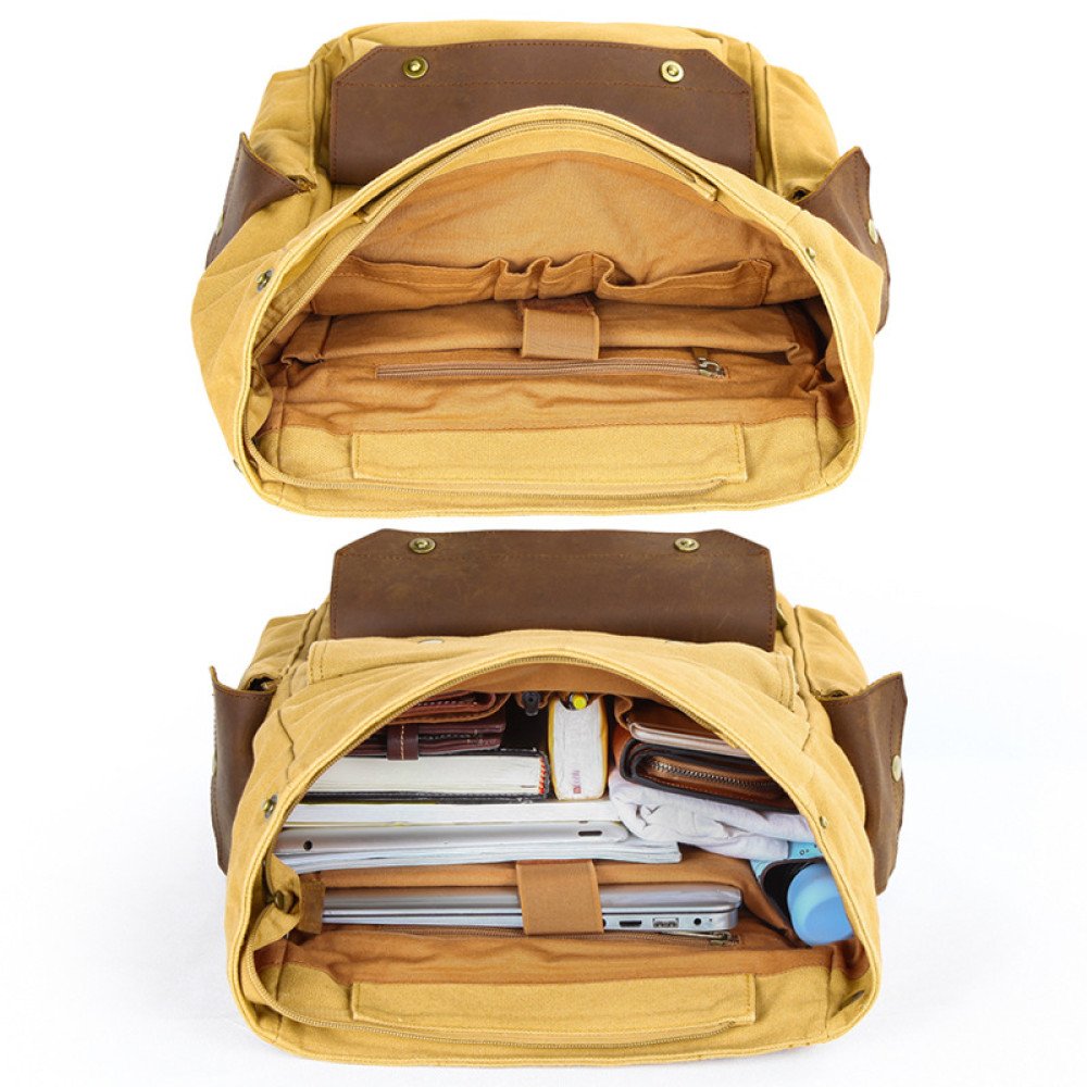 canvas leather backpack canvas leather backpack